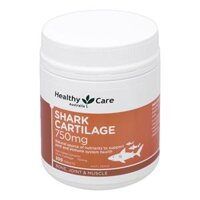 Viên uống sụn vi cá mâp Healthy Care Shark Cartilage 750mg – Hỗ trợ khớp (Lọ 200 viên)