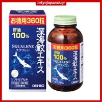 Viên uống sụn vi cá mập Orihiro Squalene Nhật Bản 360 viên/hộp - TOKYOJAPAN SHOP