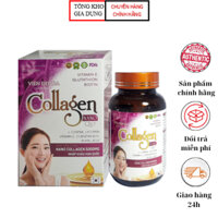 Viên Uống Super Collagen Nano Q10 Giảm Thâm Nám Tàn Nhang Da Khô Sạm Ngừa Nếp Nhăn Chống Lão Hóa