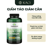Viên Uống Swanson Apple Cider Vinegar 625mg Hỗ Trợ Giảm Cân, Giảm Tích Tụ Mỡ Thừa