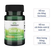 Viên uống Swanson DHEA 50mg hỗ trợ cân bằng cảm xúc tâm trạng