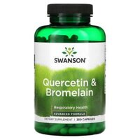 Viên uống Swanson Quercetin & Bromelain hỗ trợ sức khỏe hô hấp 250 viên của Swanson