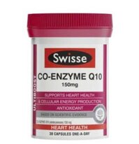 Viên uống Swisse Ultiboost Co Enzyme Q10 150mg 30 viên