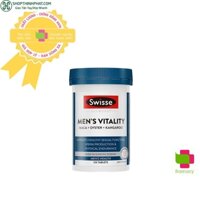 Viên uống Swisse Ultiboost Men’s Vitality Maca + Oyster + Kangaroo, Úc (120v) tăng cường sinh lý, sinh lực nam giới