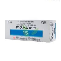 Viên uống Takeda Actos Tablets 15 hỗ trợ điều trị tiểu đường tuýp 2