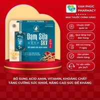 Viên Uống Tăng Cân Cho Người Gầy ĐẠM SỮA SKV Chiết Xuất Từ Đông Trùng Hạ Thảo Và Đạm Thủy Phân Từ Sữa 60 Viên/Hộp