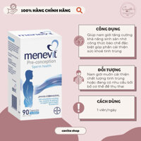 Viên uống tăng chất lượng tinh trùng Menevit 90 viên