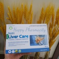 Viên uống tăng cường chức năng gan Nutri Liver Care, Giải độc, Mát Gan, Hộp 60 viên - Happy Pharmacity