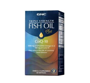 Viên uống tăng cường dinh dưỡng GNC Triple Strength Fish oil +