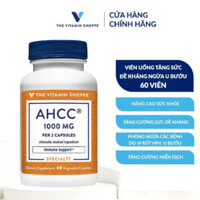 Viên uống tăng cường miễn dịch The Vitamin Shoppe AHCC 1000 MG VS-2294