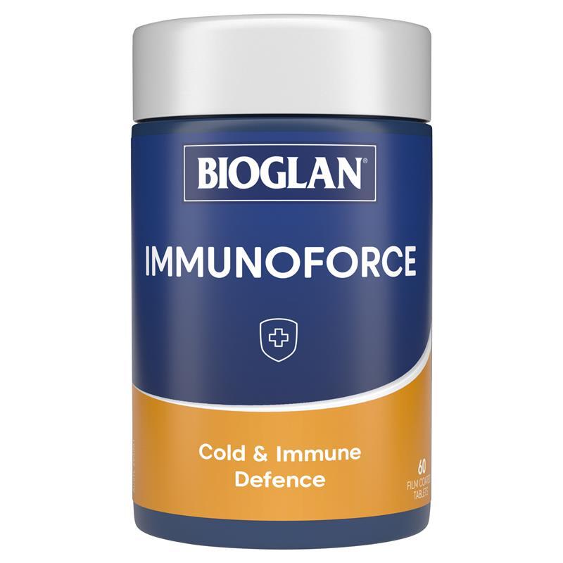 Viên uống tăng cường miễn dịch & giảm cảm lạnh Bioglan Immunoforce 60 viên