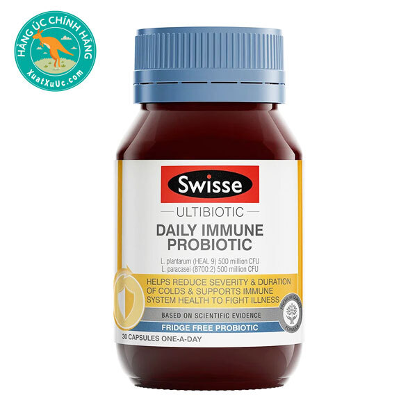 Viên uống tăng cường miễn dịch Swisse Ultibiotic Daily Immune Probiotic 30 viên
