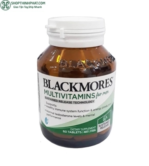 Viên uống tăng cường sinh lực phái mạnh Blackmores Men's Performance Multi hộp 50 viên của Úc