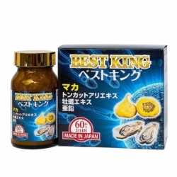 Viên uống tăng cường sinh lý nam Best King Jpanwell Hộp 60 viên