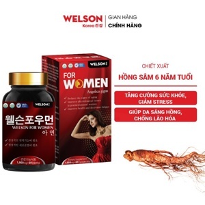 Viên uống tăng cường sinh lý nữ Welson For Women Hộp 60 viên