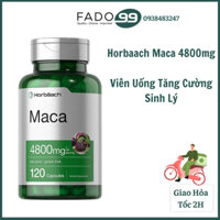 Viên Uống Tăng Cường Sinh Lý Horbaach Maca 4800mg 120 Viên Từ Mỹ