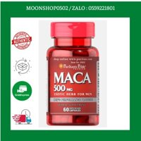 Viên uống tăng cường sinh lý nam Maca 500mg, Puritan's Pride Primium Maca Exotic Herb For Men 60 viên