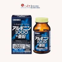 Viên uống tăng cường sinh lý nam giới L-Arginine 1000mg và Zinc Orihiro 120 viên