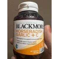 VIÊN UỐNG TĂNG CƯỜNG SỨC ĐỀ KHÁNG KẾT HỢP CẢI NGỰA, TỎI VÀ VITAMIN C ( lọ 90v)