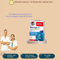 Viên uống tăng cường sức khỏe não bộ, thị lực, tim mạch & sức bền Doppelherz Omega-3+B6+B12+Folid Acid