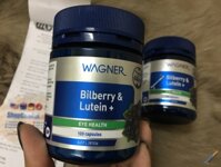 Viên uống tăng cường sức khỏe mắt Wagner Bilberry & Lutein+ 120 Viên