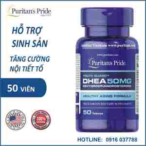 Viên uống tăng cường tiết tố Puritan's Pride Youth Guard DHEA 50mg 50 viên