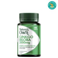 Viên uống tăng cường trí nhớ Nature’s Own Ginkgo Biloba 2000mg 100 viên nén