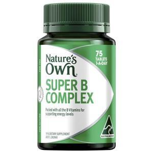 Viên uống tăng cường vitamin B Nature’s Own Super B Complex 75 viên