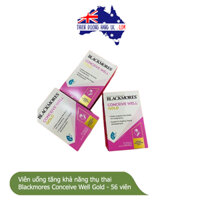 Viên uống tăng khả năng thụ thai Blackmores Conceive Well Gold - 56 viên