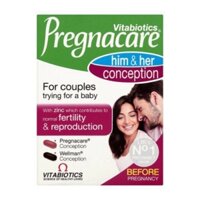 Viên uống tăng khả năng thụ thai Pregnacare Him&Her Conception