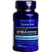 Viên uống tăng nội tiết tố cho phụ nữ DHEA 25mg Puritan's Pride hộp 100 viên của Mỹ