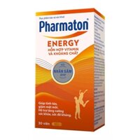 Viên uống tăng sức đề kháng PHARMATON ENERGY|Tinh chất nhân sâm chuẩn hóa G115| Thương hiệu SANOFI| Sản xuất tại Đức