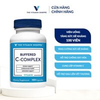 Viên uống tăng sức đề kháng THE VITAMIN SHOPPE Buffered C-Complex 100 viên