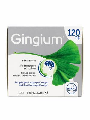 Viên uống tăng tuần hoàn máu não Gingium 120mg