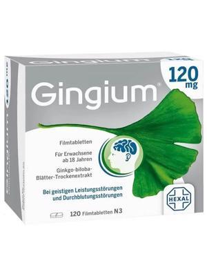 Viên uống tăng tuần hoàn máu não Gingium 120mg