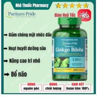 Viên Uống Tăng Tuần Hoàn Não Ginkgo Biloba 120mg 100 viên Puritan's Pride