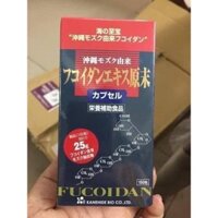 Viên uống tảo đỏ fucoidan okinawa Nhật Bản, tảo ung thư đỏ fucoidan