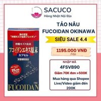 Viên uống tảo đỏ Fucoidan Okinawa 150 viên Nhật Bản