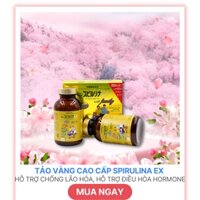 Viên uống tảo vàng SPIRULINA EX Nhật Bản 2000 viên