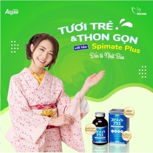 Viên uống tảo xoắn bảo vệ sức khoẻ spirulina Spimate Plus 1200 viên