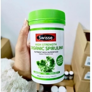 Viên uống tảo xoắn hữu cơ Swisse Organic Spirulina 200 viên