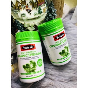 Viên uống tảo xoắn hữu cơ Swisse Organic Spirulina 200 viên