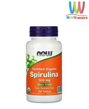 Viên uống tảo xoắn Úc Swisse Organic Spirulina 100 viên
