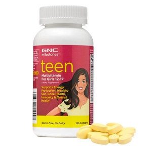 Viên uống Teen Multivitamin For Girls 12-17 GNC milestones 120 viên