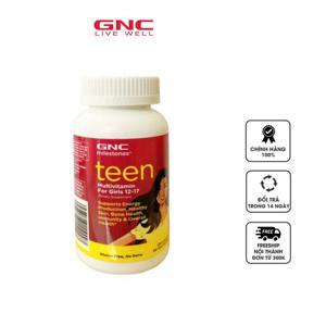 Viên uống Teen Multivitamin For Girls 12-17 GNC milestones 120 viên