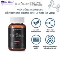 Viên uống TESTOBOSS Mỹ – Bộ 3 Tinh hàu, Cỏ sừng dê, LJ200 Tăng cường sinh lý nam (60 viên)