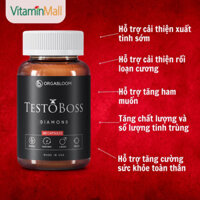 Viên uống Testoboss Mỹ - Cải thiện rối loạn cương dương - Tăng cường sinh lý nam (Tặng khóa học)