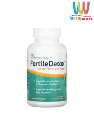 Viên uống thải Độc FertileDetox - Hỗ Trợ Sinh Sản Nam Nữ