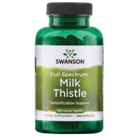 Viên Uống Thải Độc Gan, Bổ Gan Full Spectrum Milk Thistle 720mg 100 viên Swanson của Mỹ