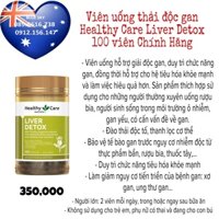 Viên uống THẢI ĐỘC GAN HEALTHY CARE LIVER DETOX 100 viên